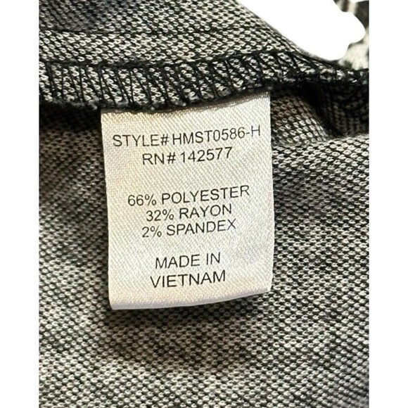 haute monde top L Bustier Black White houndstooth pattern crop strappy retro 90s - Picture 5 of 15